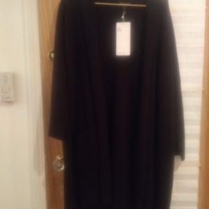 Eileen Fisher "The Coat" or long Cardigan sweater